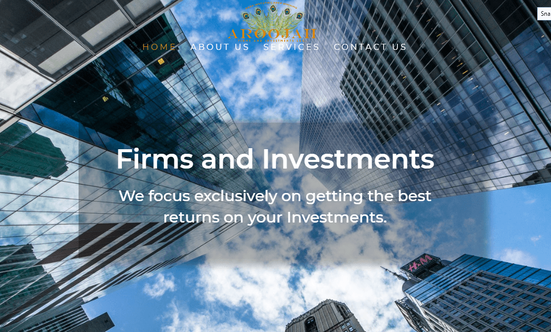 Aroojah Firms and Investments
