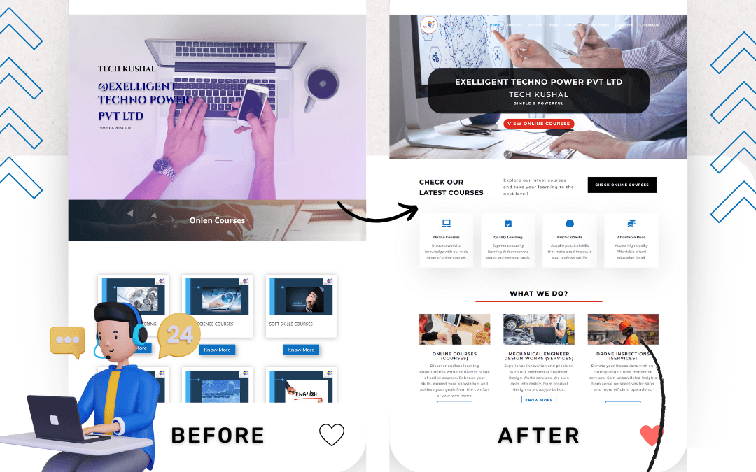 TECHKUSHAL WEBSITE REDESIGN